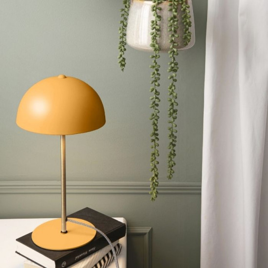 yellow task lamp